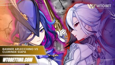 Banner Arlecchino vs Clorinde