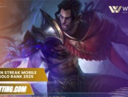 Cara Win Streak Mobile Legend Solo Rank 2025