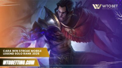 Cara win streak Mobile legend solo rank 2024/2025