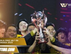 Berapa Piala ONIC ml? Ini Daftar Juaranya Hingga 2025