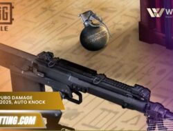 Senjata PUBG damage terbesar 2025, auto knock musuh