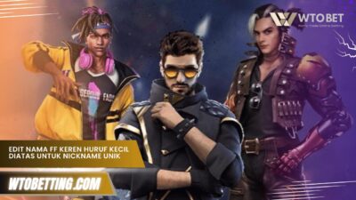 Edit Nama FF Keren Huruf Kecil Diatas untuk Nickname Unik