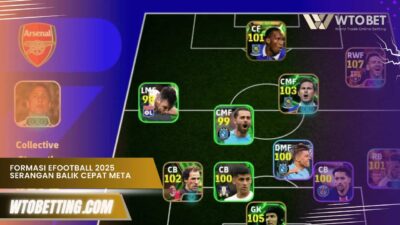 formasi efootball 2025 serangan balik cepat