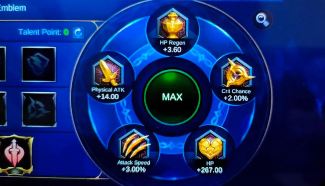 Panduan alokasi talent emblem untuk semua role hero kamu.