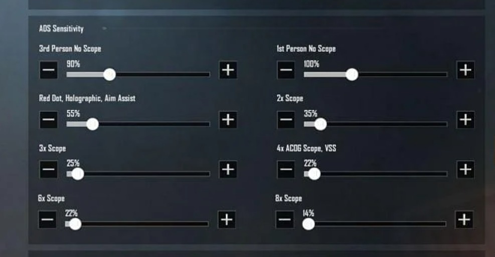 Settingan pro player untuk aim stabil dan no recoil.