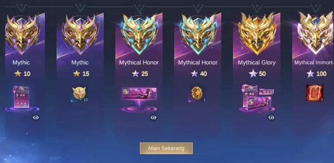 Tips cepat push rank MLBB ke Mythic di season baru 2025