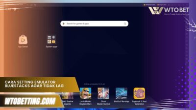 Cara Setting Emulator BlueStacks Agar Tidak Lag di PC Kentang