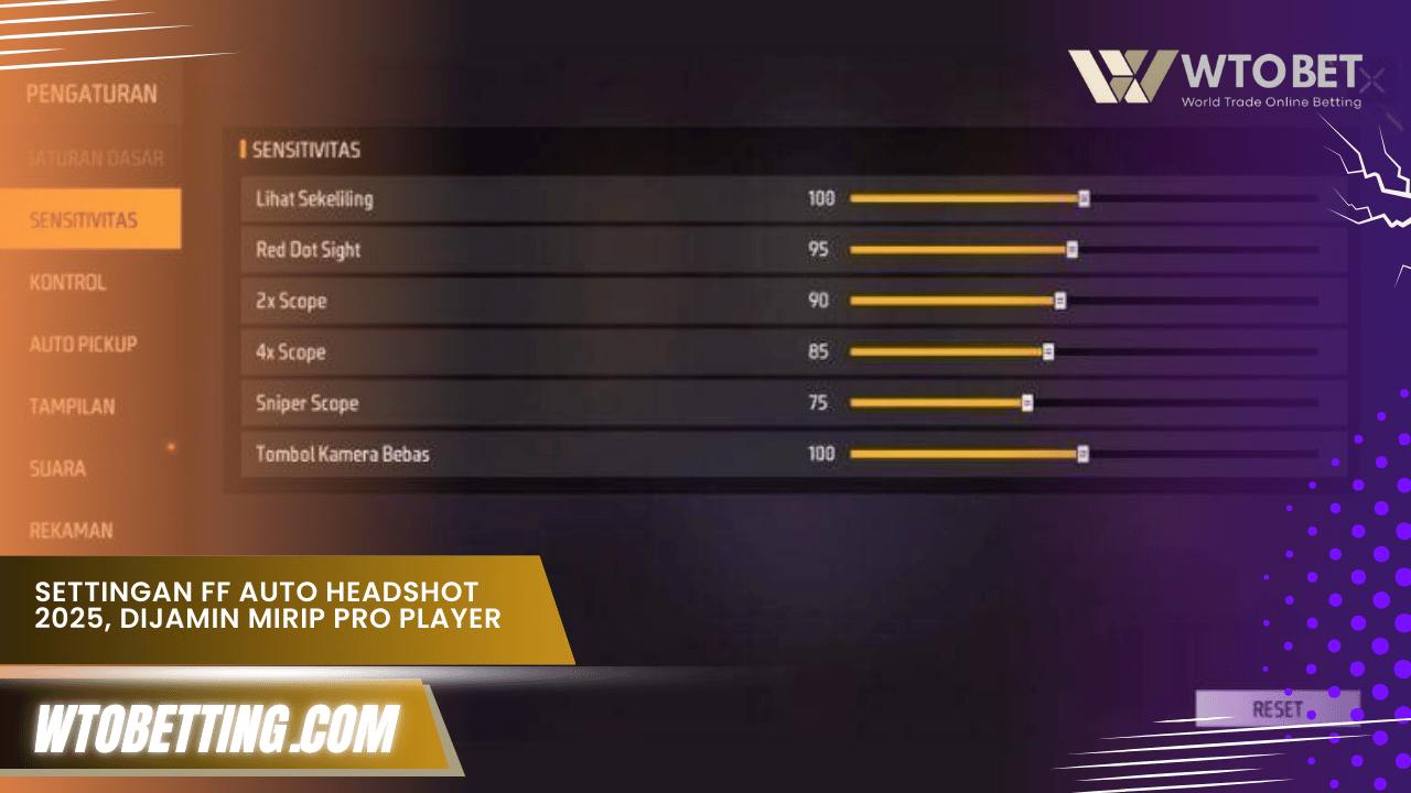 Settingan FF Auto Headshot