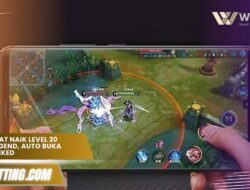 Cara Cepat Naik Level 20 Mobile Legend, Auto Buka Mode Ranked