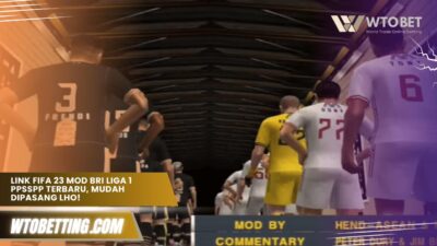 Link FIFA 23 MOD BRI Liga 1 PPSSPP Terbaru, Mudah Dipasang